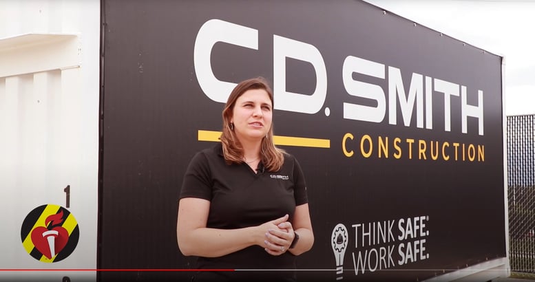 Mercedes Tucker of C.D. Smith Construction in Hard Hats with Heart video