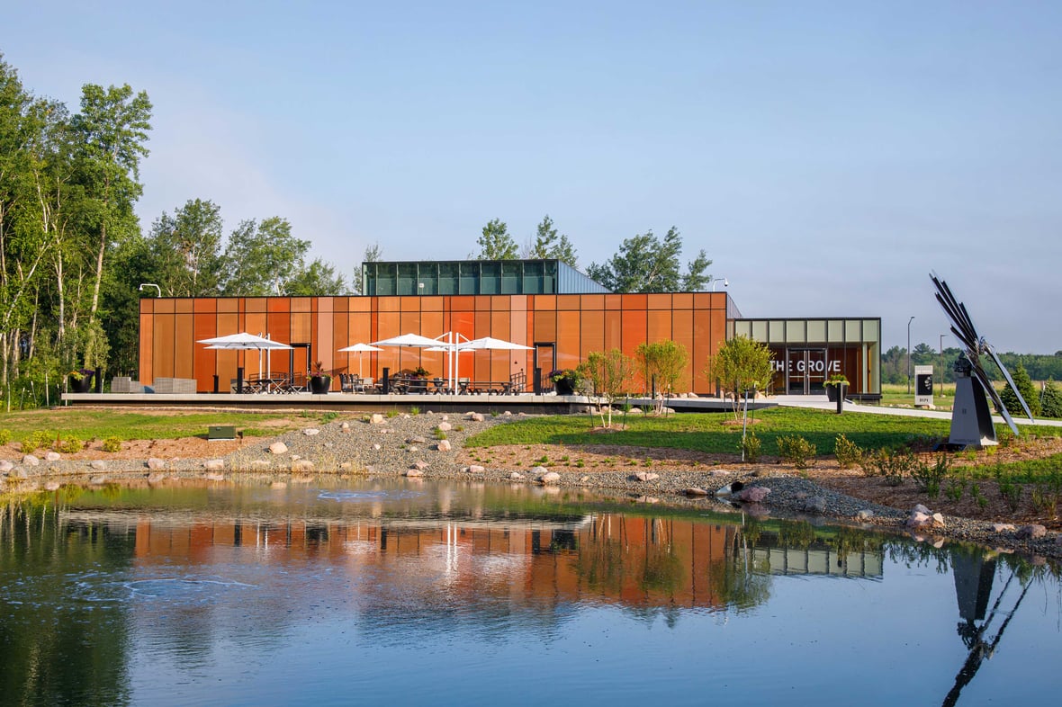 Schneider National The Grove Innovation Center corporate office exterior completed construction by CD Smith