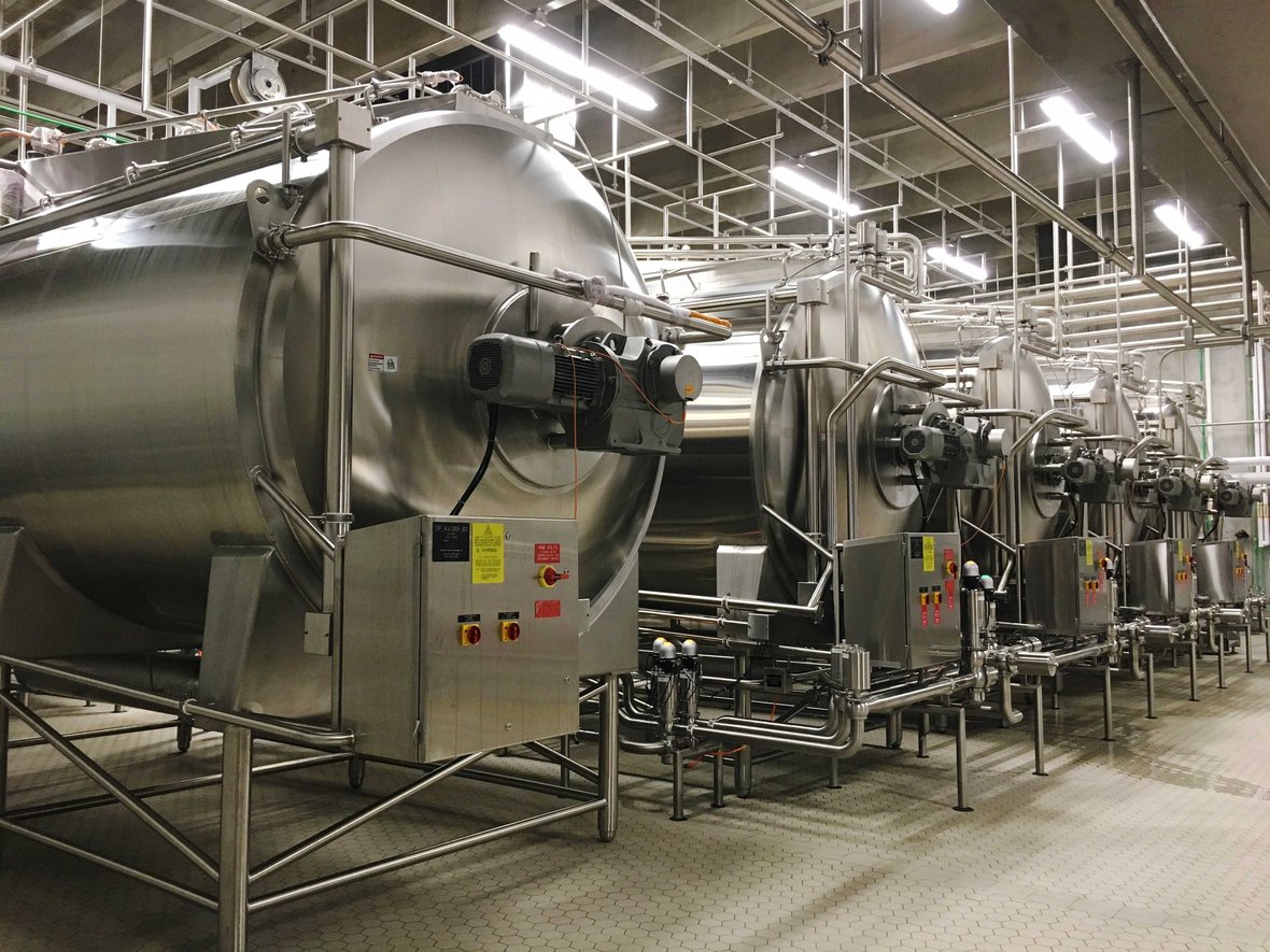 Interior of Land O' Lakes facility built by C.D. Smith Construction