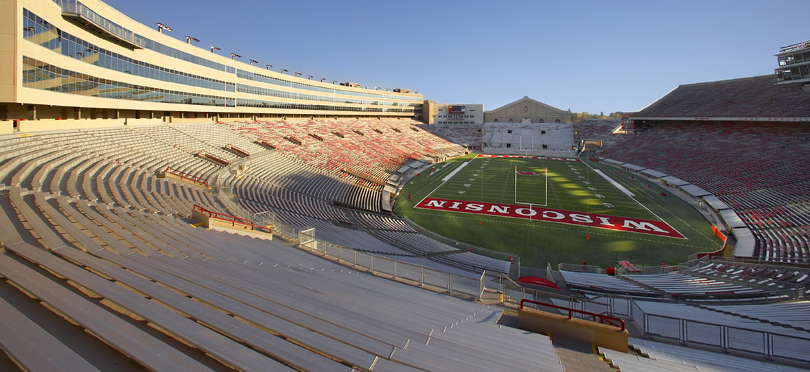 UW-Madison Camp Randall Stadium seating capacity higher education campus construction project renovation C.D. Smith