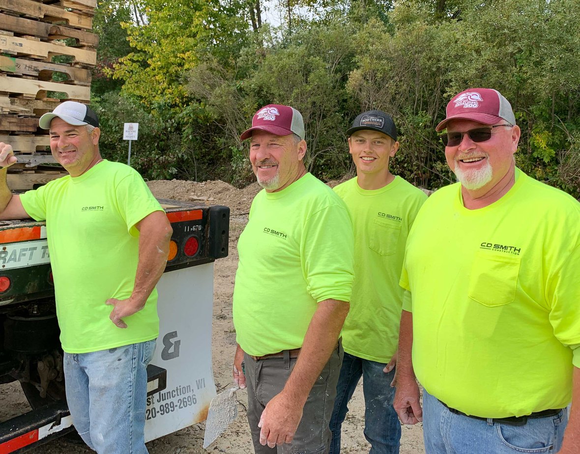 C.D. Smith Construction Workers at 2022 SPEC MIX Bricklayer 500