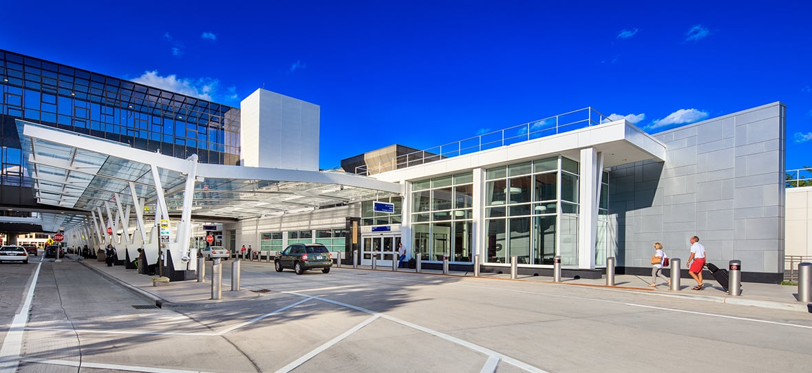 The General Mitchell International Airport Baggage Claim project was a phased deconstruction and reconstruction of a new baggage claim building, mezzanine offices, and lower level mechanical and carousel equipment space that was completed by C.D. Smith. This project was LEED cerftified, due to its green roof and its energy efficient design.