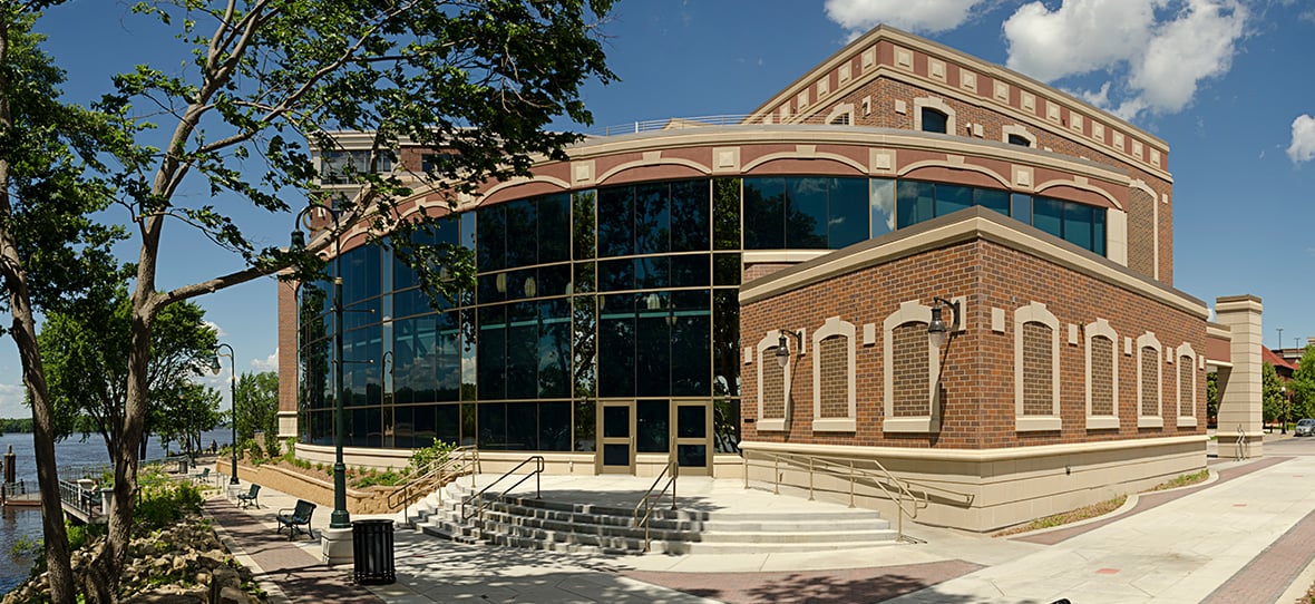 C.D. Smith provided Construction Management and Construction Services for the Weber Center for Performing Arts in La Crosse, Wisconsin. The facility combined the former La Crosse Community Theater and Viterbo University drama and theatrical department into one downtown facility.