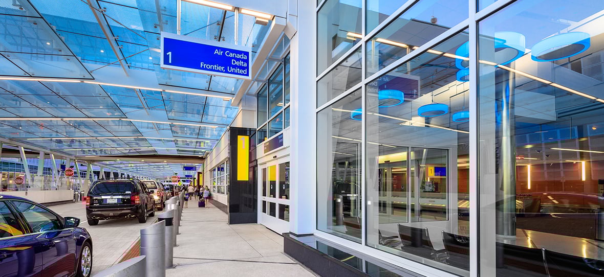 The General Mitchell International Airport Baggage Claim project was a phased deconstruction and reconstruction of a new baggage claim building, mezzanine offices, and lower level mechanical and carousel equipment space that was completed by C.D. Smith. This project was LEED cerftified, due to its green roof and its energy efficient design.