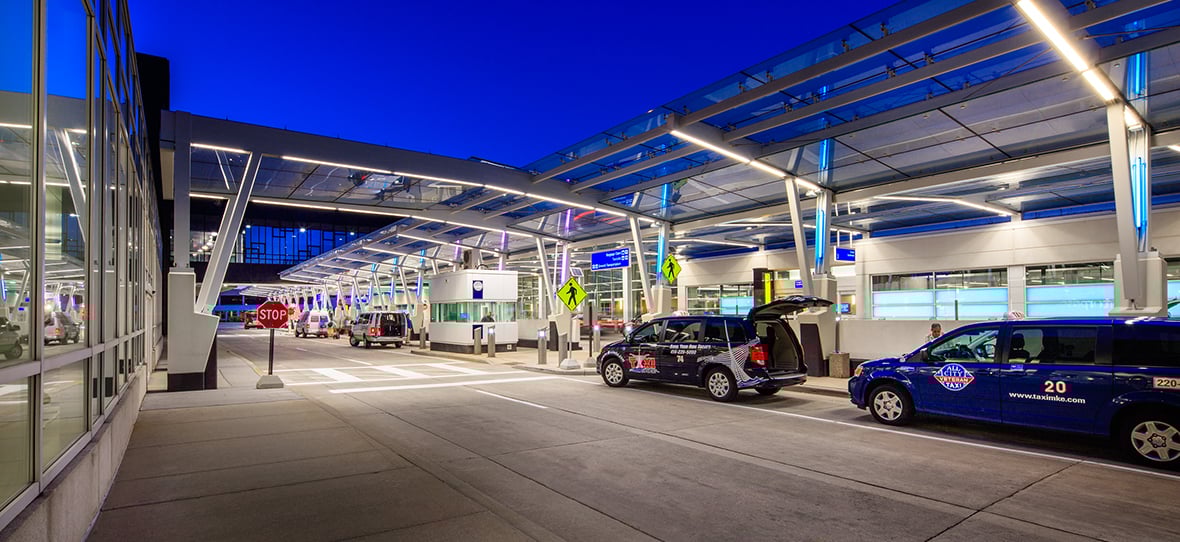 The General Mitchell International Airport Baggage Claim project was a phased deconstruction and reconstruction of a new baggage claim building, mezzanine offices, and lower level mechanical and carousel equipment space that was completed by C.D. Smith. This project was LEED cerftified, due to its green roof and its energy efficient design.