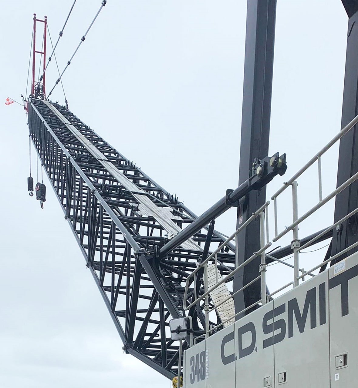 300-ton Lattice Crawler Construction Crane Added to Heavy Equipment Fleet with Full Project Schedule for C.D. Smith Operators