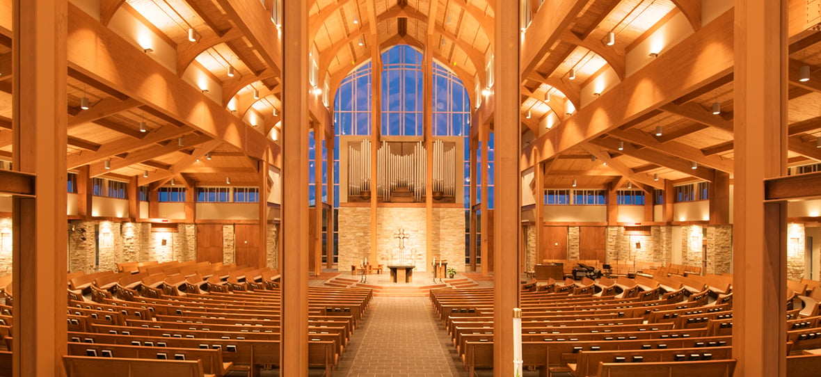 Holy Family Catholic Church in Fond du Lac, Wisconsin is the centerpiece of the large Holy Family Parish and was built by C.D. Smith Construction in 2007.