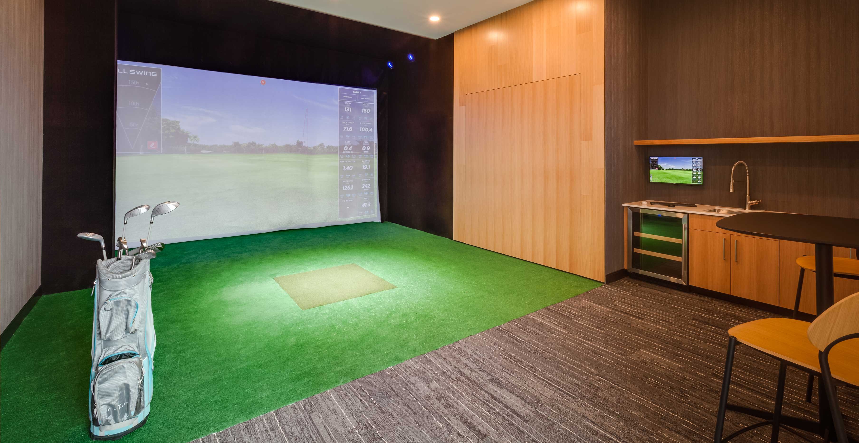 Interior amenity space at Ascent in Milwaukee showcasing exposed mass timber construction and modern residential finishes.