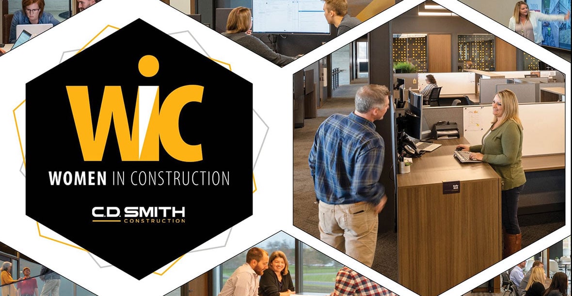 At C.D. Smith we support + celebrate women in construction and focus on diversity + inclusion for advancing female workers.