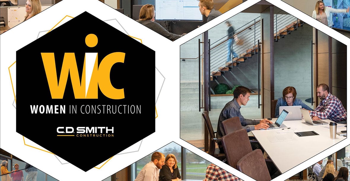 At C.D. Smith we support + celebrate women in construction and focus on diversity + inclusion for advancing female workers.