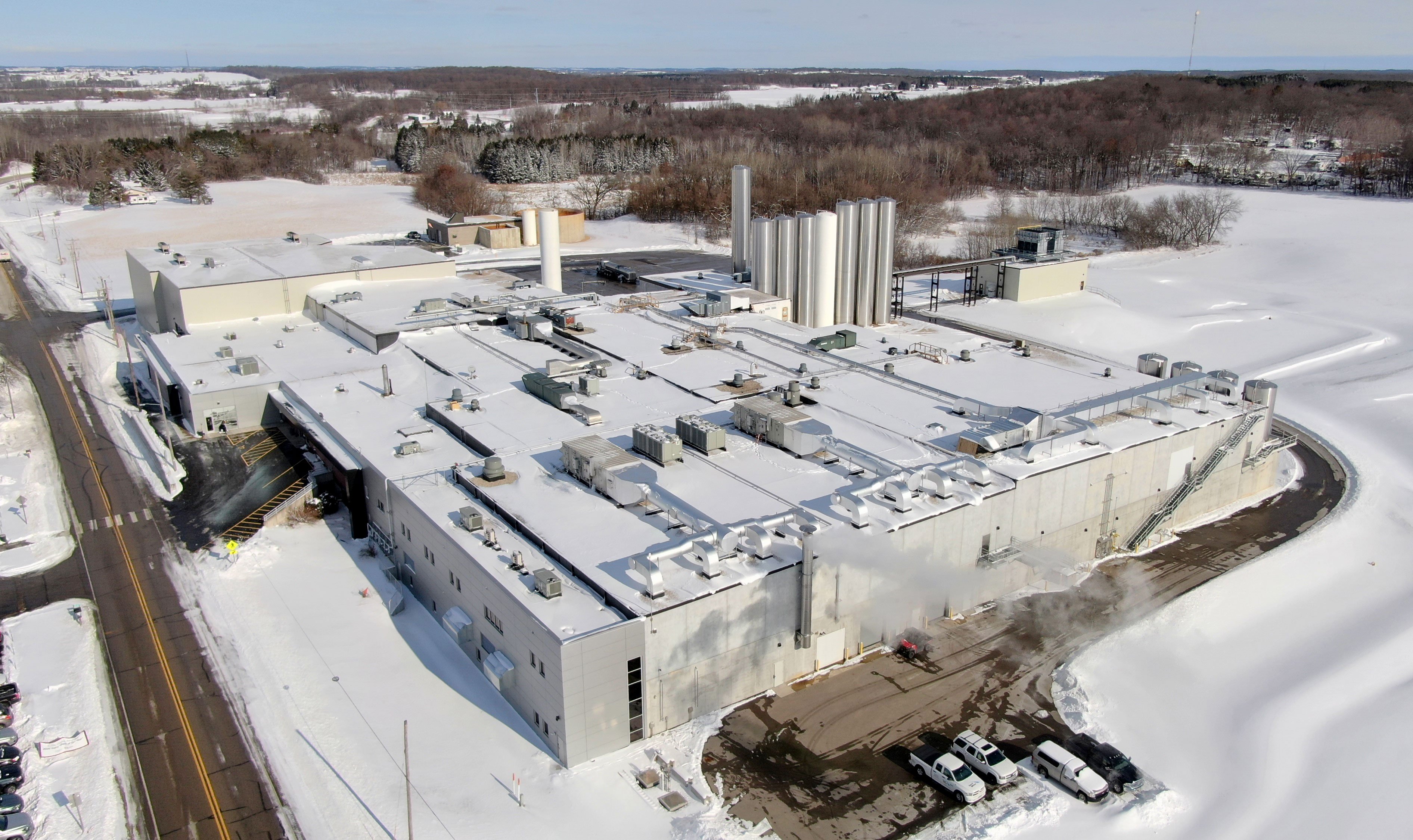 Baker Cheese Manufacturing Plant Addition Warehouse Office Building Construction Manager Commercial Project Contractor