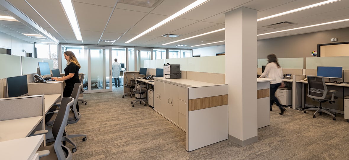 C.D. Smith Construction Manager modern healthcare architecture building project SSM Health Beaver Dam Clinic office design