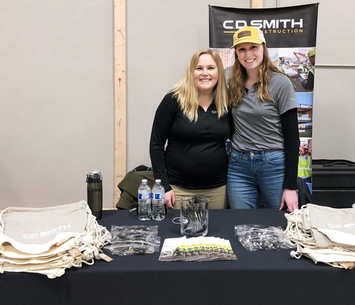 C.D. Smith Construction at Women in the Trades Career Fair in Madison Wisconsin