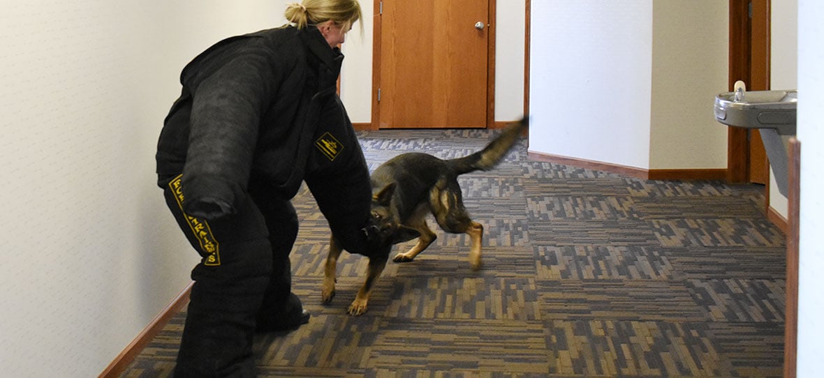 C.D. Smith Construction company old corporate office for Fond du Lac Police training law enforcement agencies & K-9 units