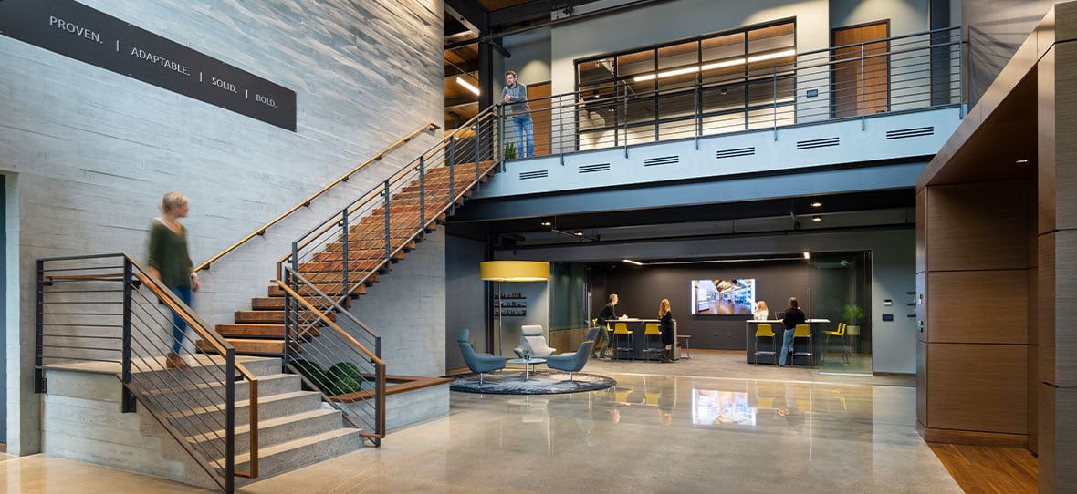 High-performance Building with C.D. Smith Construction manager means living green for LEED gold certified environmental sustainability projects