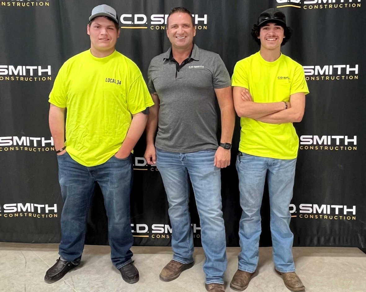 CD Smith Construction at Fond du Lac High School ACE Academy Apprenticeship Signing Day with Hunter Habersat and Jacob Halper FEAT