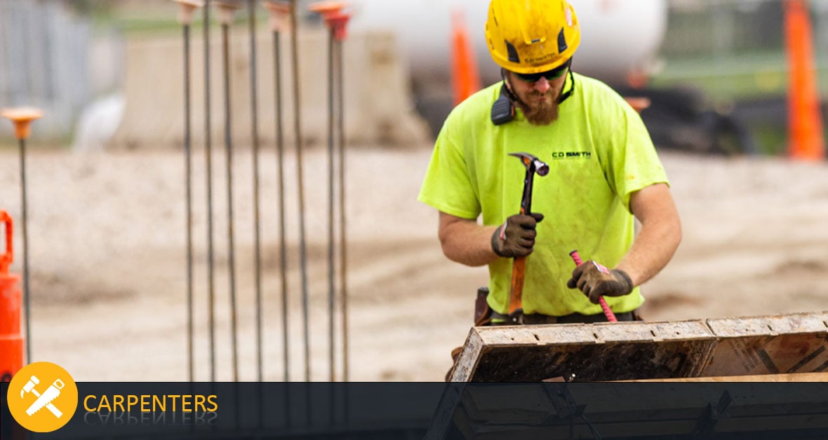 CD-Smith-Carpenter-building-wall-on-commercial-construction-project-jobsite-in-Wisconsin