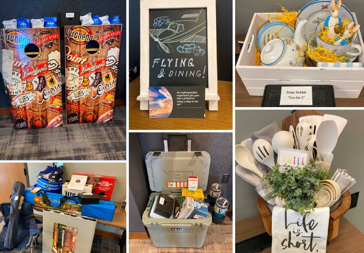 CD Smith Construction Easter Basket Raffle Items for Gives Back Initiative in Fond du Lac Wisconsin