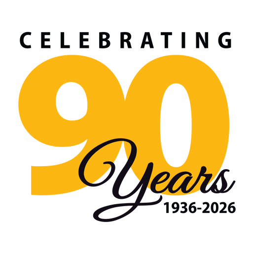 C.D. Smith Construction 90 year anniversary icon celebrating proven success since 1936