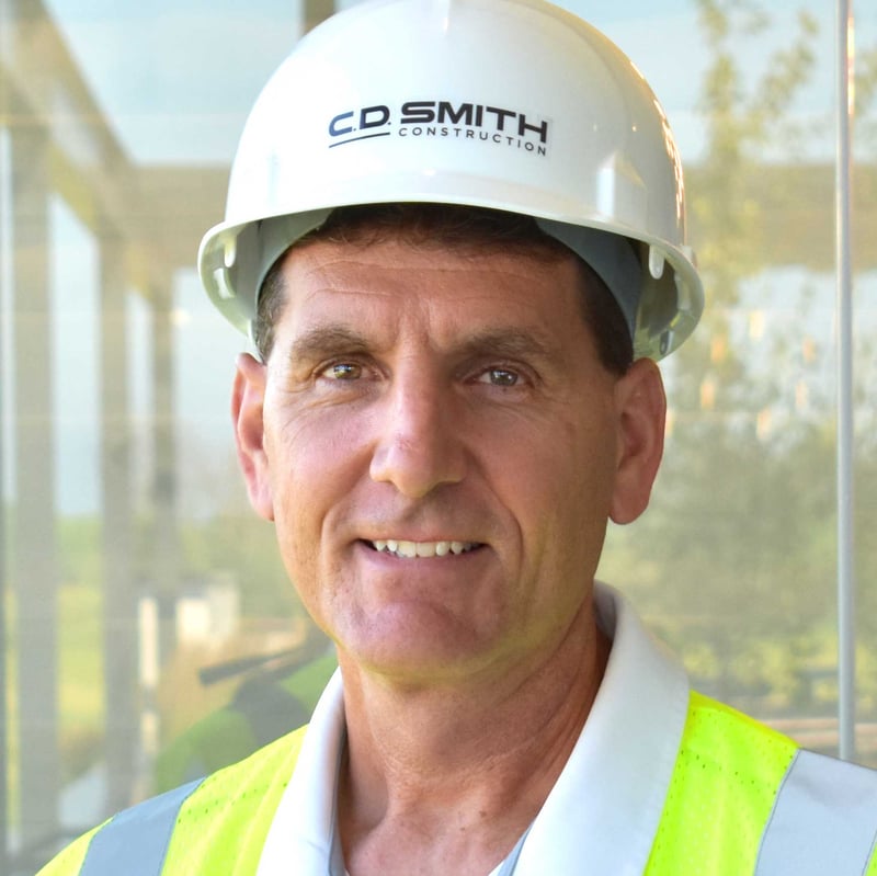 C.D. Smith Construction Superintendent Dan Ottery headshot