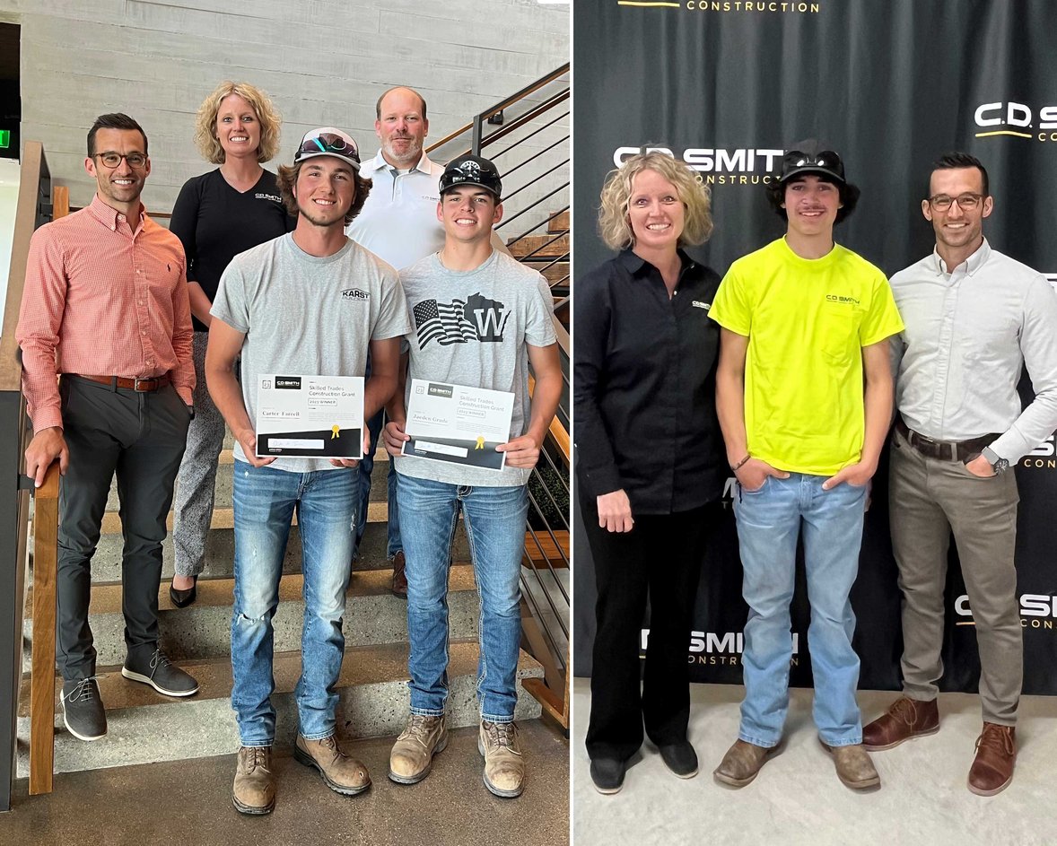 Feature-Three Students Receive Skilled Trades Construction Grant from CD Smith Construction