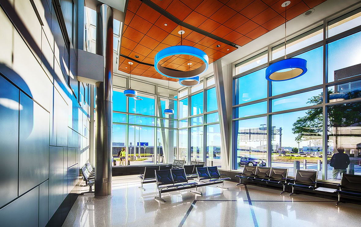 General Mitchell International Airport Baggage Claim Civic Government Commercial Contractor C.D. Smith Construction Project