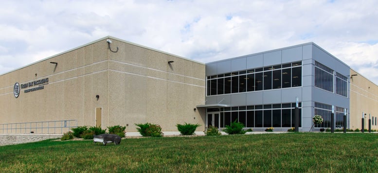 Green Bay Packaging Folding Carton Facility Exterior Facade in De Pere Wisconsin built by CD Smith Construction