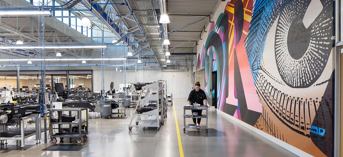 J.W. Speaker Engineered Lighting Industrial Manufacturing Building Facilities Construction Management Commercial Project