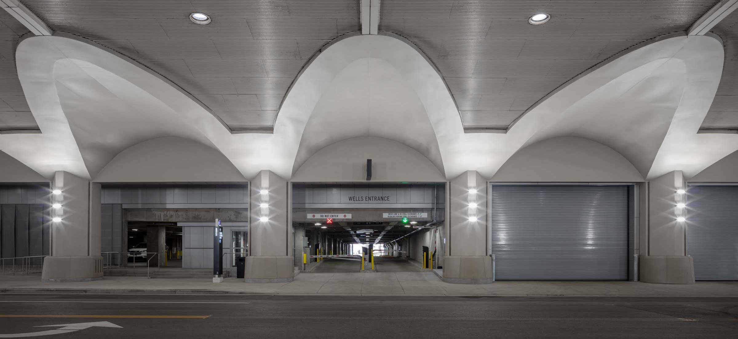 Baird Center exterior Wells Entrance in Milwaukee Wisconsin CD Smith Construction completed project photo