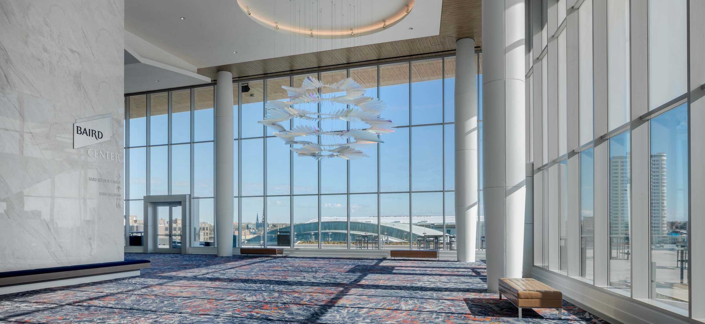 Baird Center Exhibit Halls Event Spaces interior in Milwaukee Wisconsin CD Smith Construction completed project photo