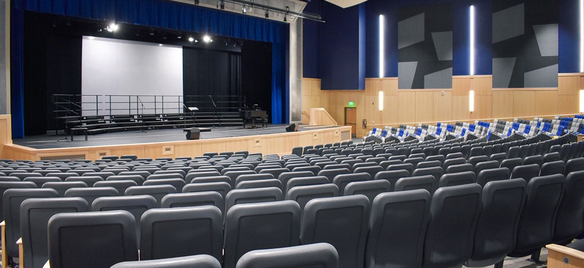 Germantown School District Performing Arts Center Theater Stage Design C.D. Smith Construction Manager