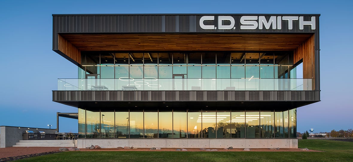 C.D. Smith Construction Fond du Lac Corporate Office Building Achieves LEED Gold certified sustainability