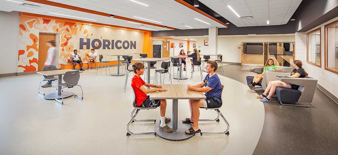 Modern School Building C.D. Smith Construction Manager & Preconstruction for Horicon School District Commercial Project