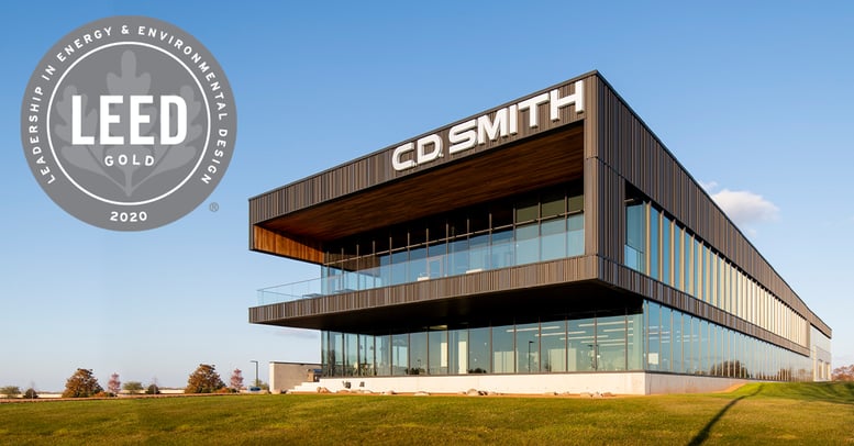 C.D. Smith Construction Fond du Lac Corporate Office Building Achieves LEED Gold certified sustainability