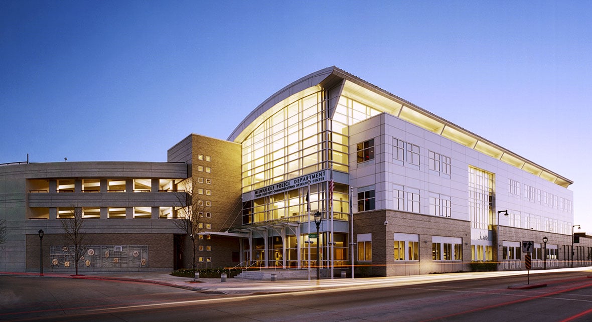 Milwaukee Police Department Communications Ops Center Civic Government Commercial Contractor C.D. Smith Construction Project