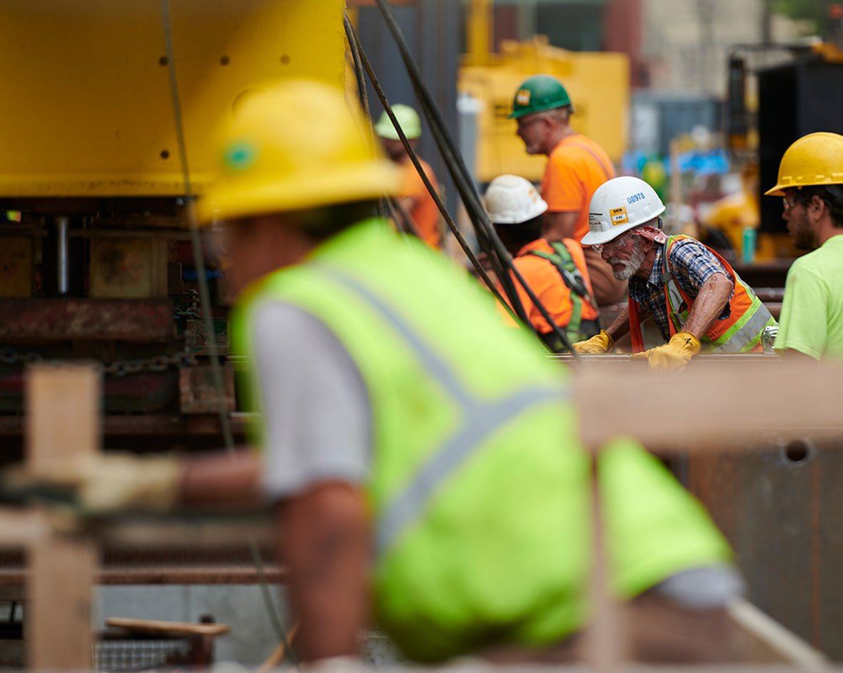Building Together at Milwaukee Symphony Orchestra Wall Move Construction Project Site