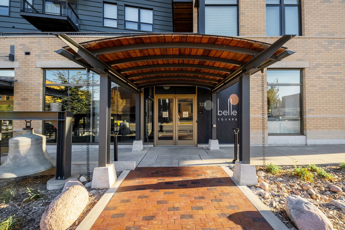 Belle Square New Development Mixed-Use Project Construction Management Sustainable Building Design La Crosse, WI