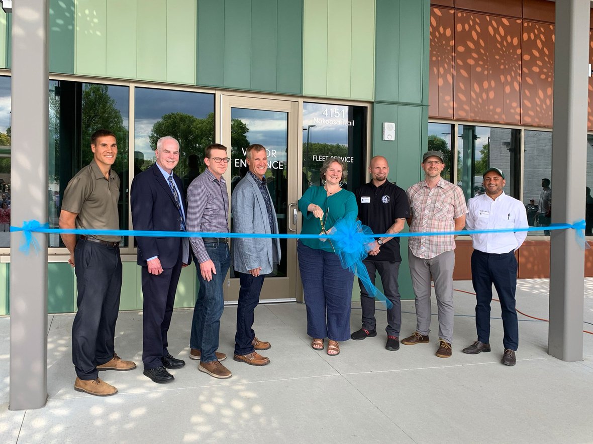 Nakoosa Trail Fleet Building Ribbon Cutting in Madison, Wisconsin