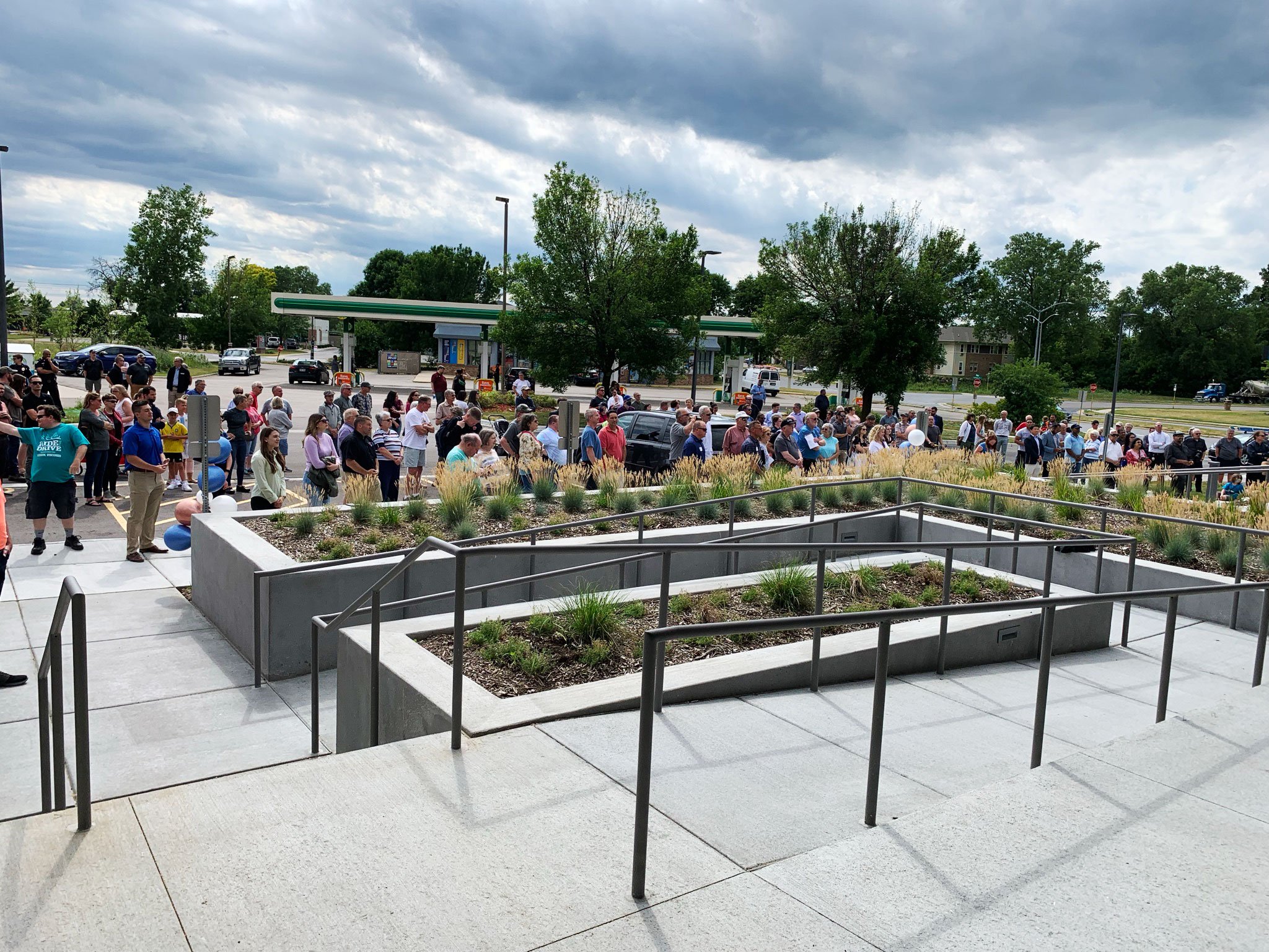 Nakoosa Trail Fleet Facility Construction Manager Madison City Government Project Building Grand Opening Ribbon Cutting