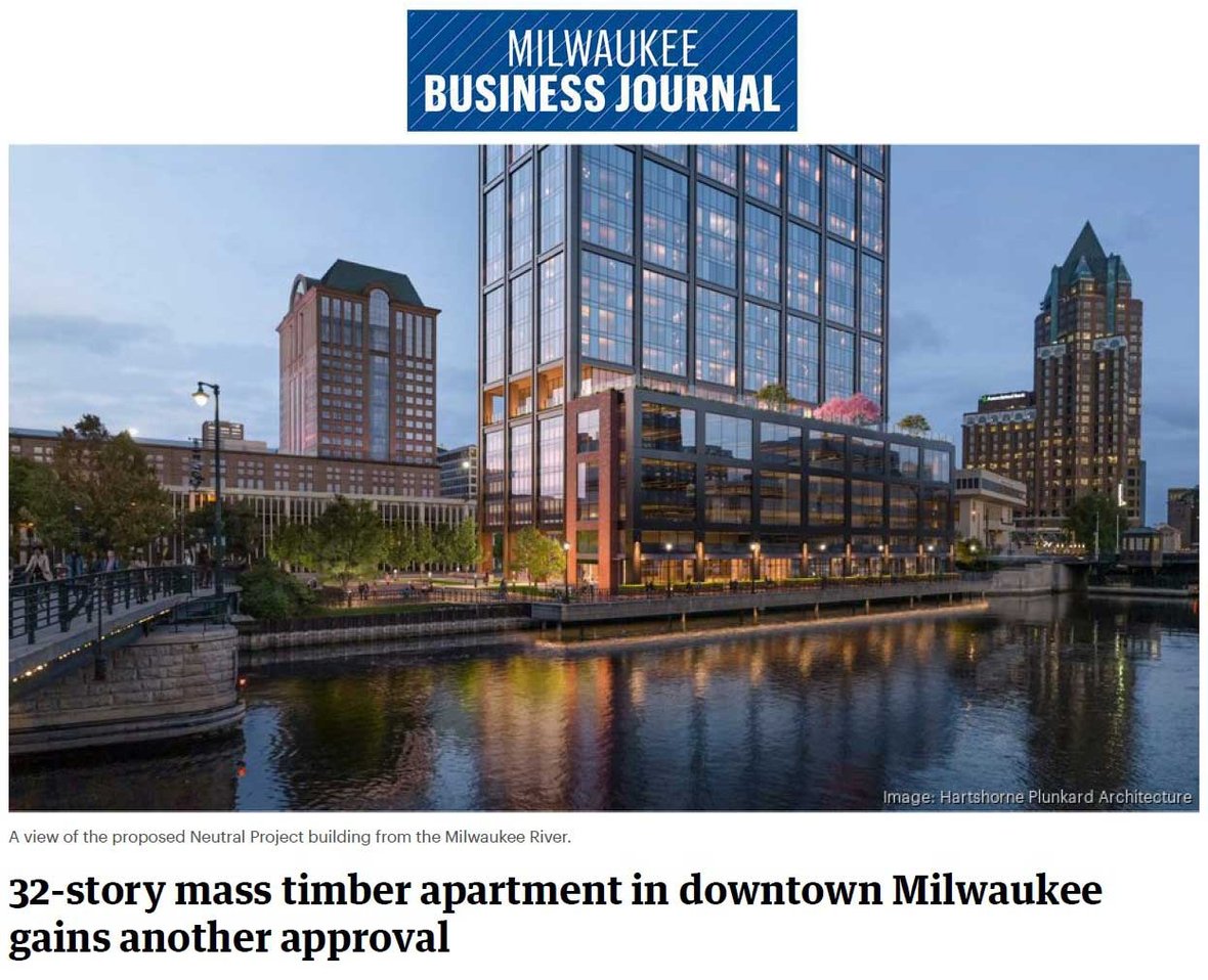 Rendering of The Edison Mass Timber Building in Milwaukee Wisconsin featured in Milwaukee Business Journal article about The Neutral Project proposal approvals-2024-03-13-145913