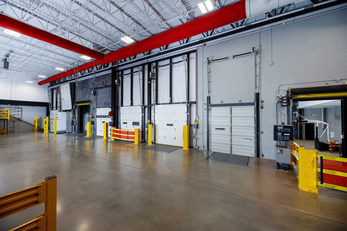 Rite-Hite loading dock industrial demonstration area after construction completion by CD Smith_Y6A1051_final