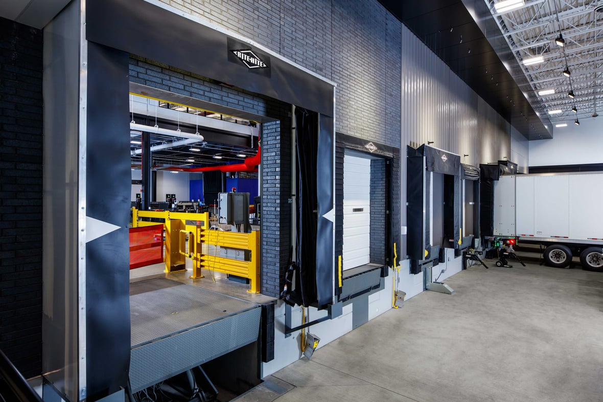 Rite-Hite loading dock industrial demonstration area after construction completion by CD Smith_Y6A1085_final