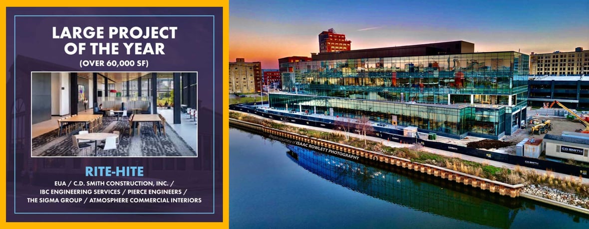 Rite-Hite Corporate Headquarters in Milwaukee Wisconsin Large Project Award with CD Smith Construction