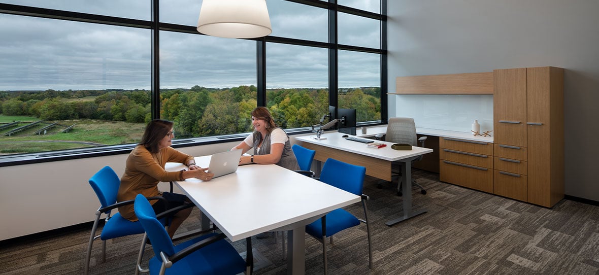 SECURA Insurance Companies Corporate Headquarters project is sustainable high-performance C.D. Smith Construction building.