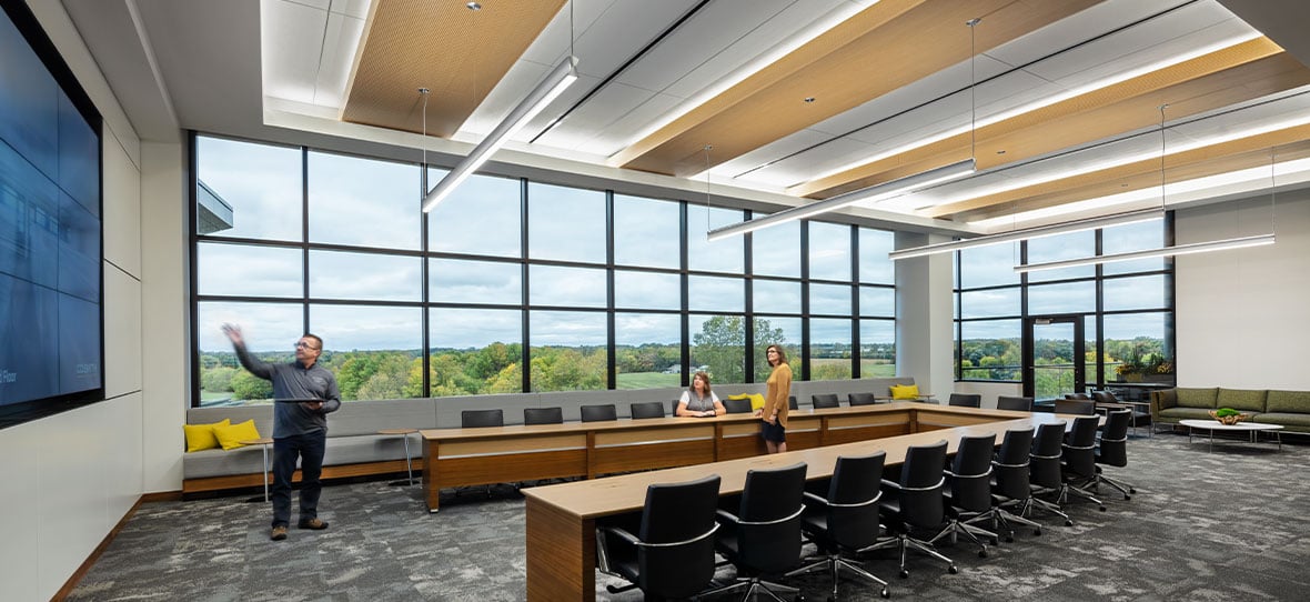 SECURA Insurance Companies Corporate Headquarters project is sustainable high-performance C.D. Smith Construction building.