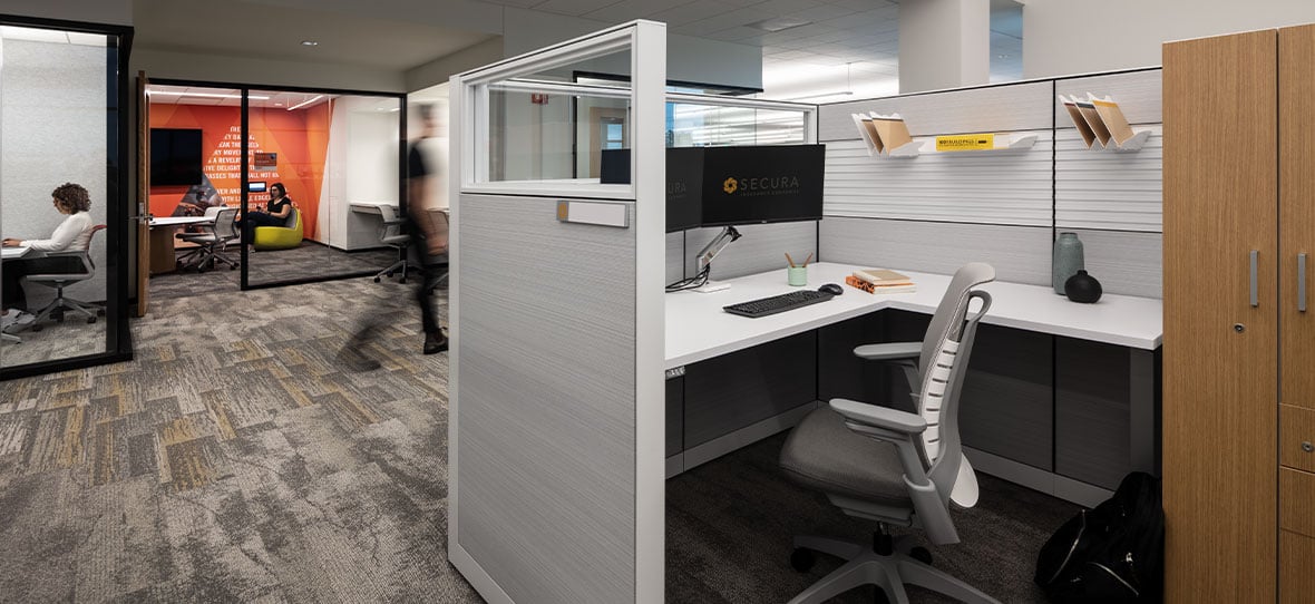 SECURA Insurance Companies Corporate Headquarters project is sustainable high-performance C.D. Smith Construction building.