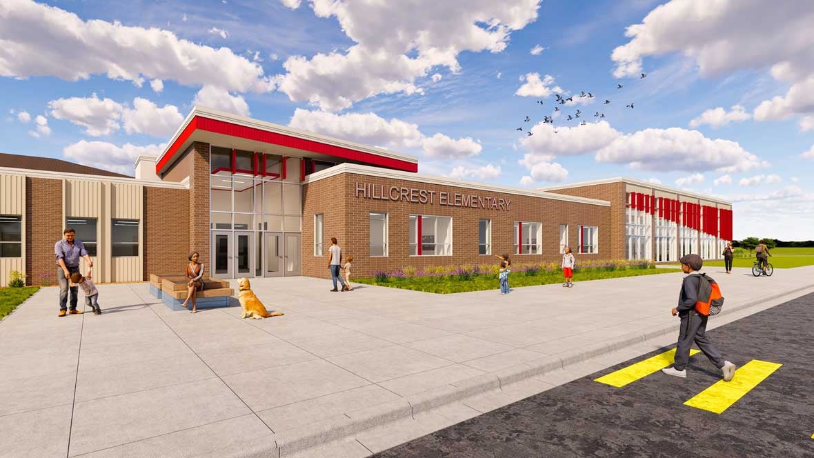 Hillcrest elementary renderings
