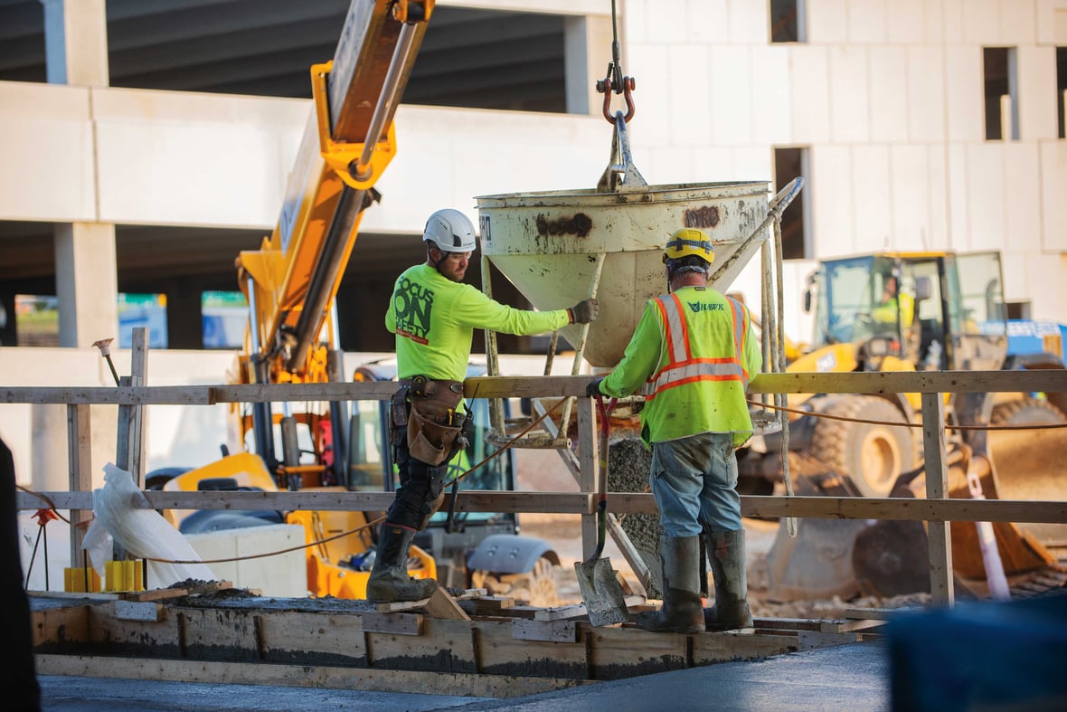 C.D. Smith crews working on the Forensic Science &amp; Protective Medicine Facility in Milwaukee, Wisconsin, showcasing a strategic project fit.