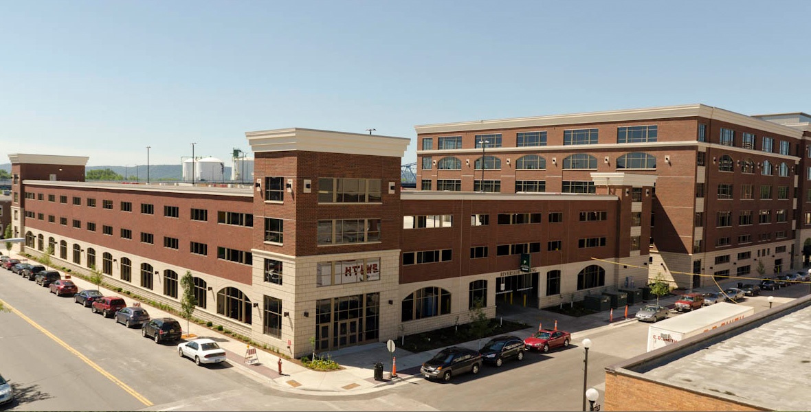 parking-structure-construction-Riverside-Center-La-Crosse