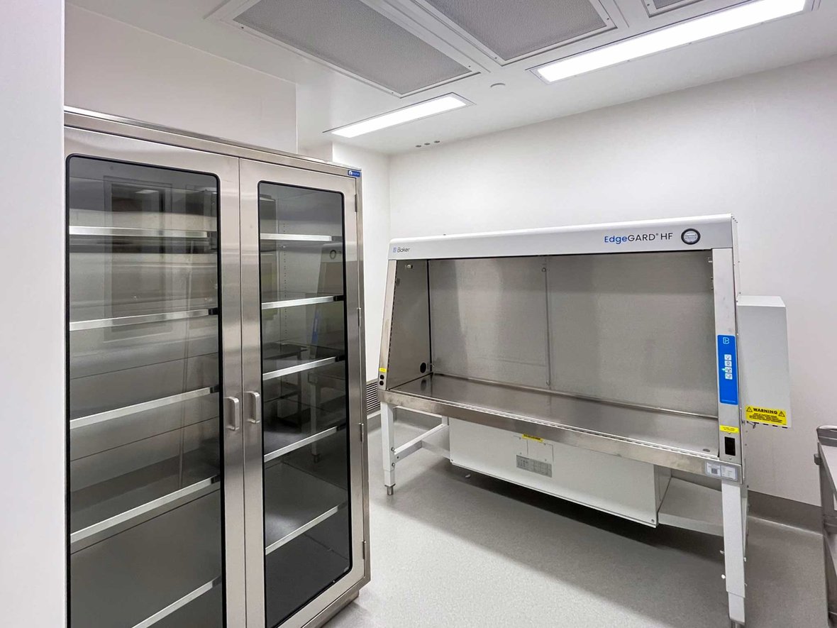 Expanded pharmacy supporting chemotherapy preparation at SSM Health Cancer Care.